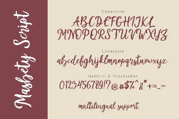 Masbety - Handwritten Font