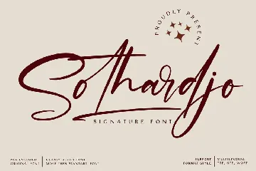 Sothardjo font