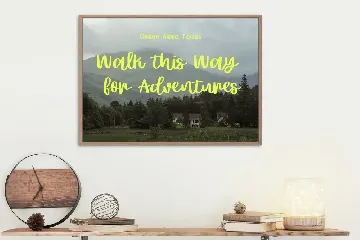 Adventure Memorie Calligraphy Handwritten Font Duo