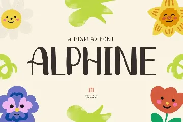 Alphine | A Display Font