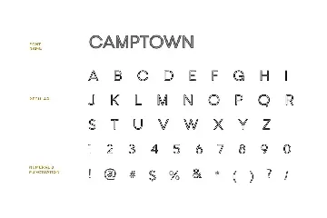 Camptown Sans Serif Font