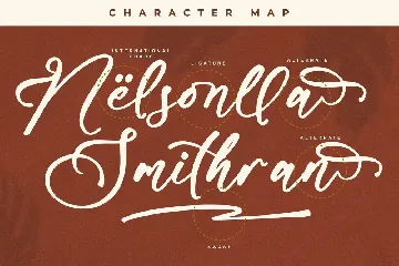 Nelsonlla Smithran Modern Brush Font