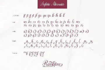 Rankfine-Elegant Calligraphy Font