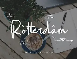 Rotterdam + Oblique Version font