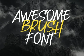 Ghiantos Brush font