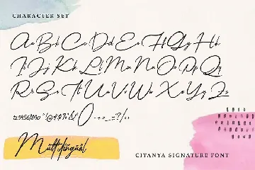 Citanya - Script Font