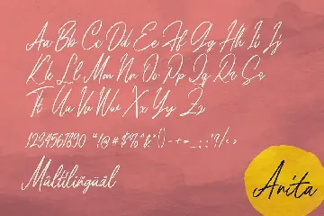 Anita - Script Font