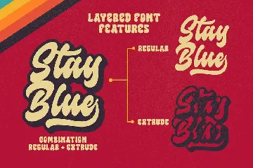 Boldy Skyline a Retro Script Font