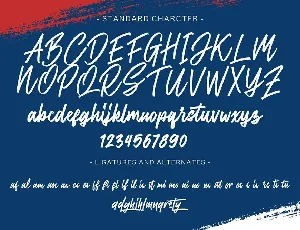 Bismore - Brush Font