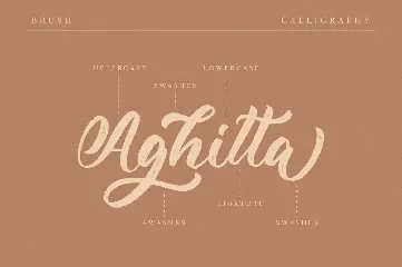 Aghitta - Brush Script Font