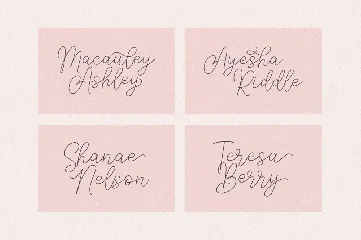 Andien Nidya - Script & Sans font