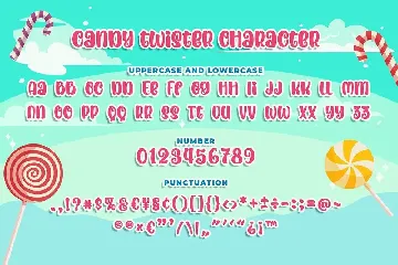 Candy Twister an Unique Playful Font