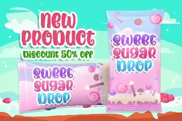 Candy Twister an Unique Playful Font