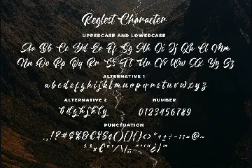 Reglest a Natural Handlettering Font