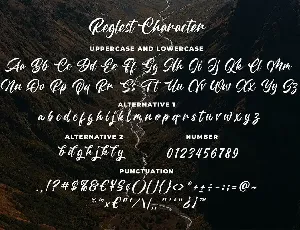 Reglest a Natural Handlettering Font