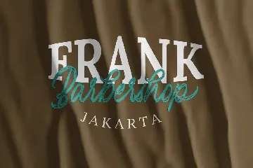 Frankfield Script + Stamp font