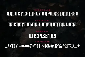 Dead Black Font