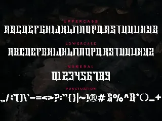 Dead Black Font