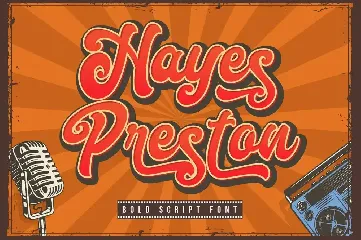 Hayes Preston - Bold Font