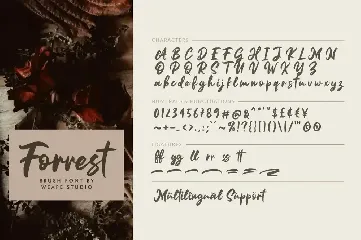 Forrest - Brush Font