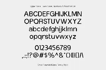 Onco - Rounded Sans Family Font