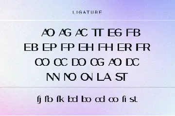 Qasther Modern Ligature Sans-Serif font