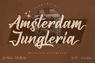 Amsterdam Jungleria font