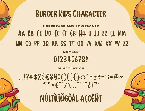 Burger Kids a Delicious Kids Font