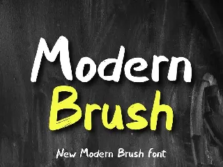 Enter Brushes Font