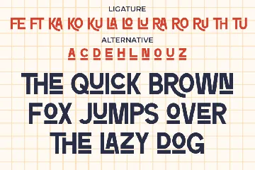 Ralokun - Retro Sans Serif Font