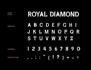 Royal Diamond Display Serif Font