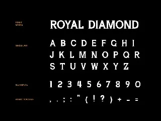 Royal Diamond Display Serif Font