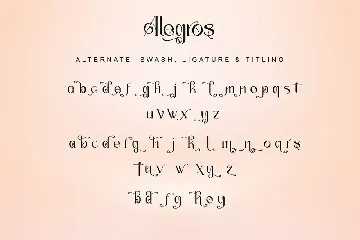 Alegros font