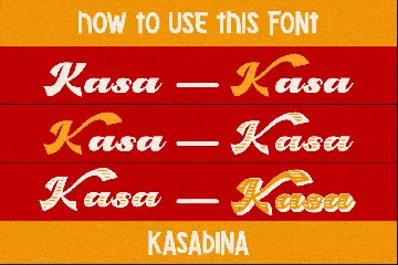 Kasabina - Groovy Script Font