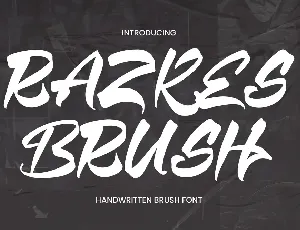 Razkes Brush Font