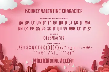 Bouncy Valentine a Bouncy Romantic Font