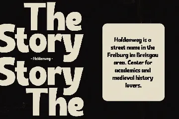 Haldenweg - Bold Retro Sans font