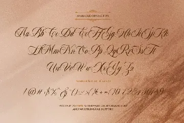 Bordemile - Luxury Script font