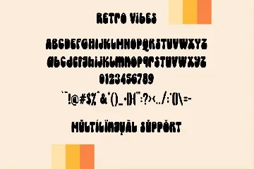 Retro Vibes font