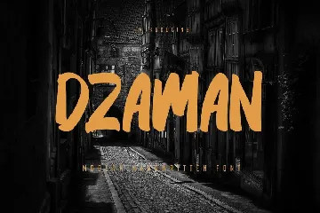 Dzaman - Handwritten Font