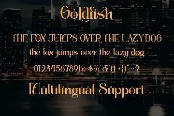 Goldfish font