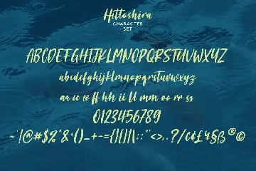 Hittoshira Handwritten Script Font