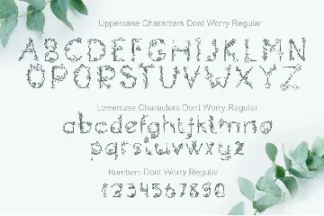 Dont Worry Hand Drawn font