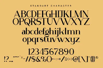 Classy Serif Modern Display Font