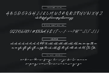 Hendrigo Bold Signature Font