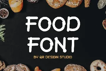 Foods Creamy - Food Font