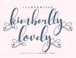 Kimberlly Lovely Script font