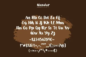 Wonder font