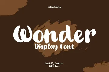 Wonder font