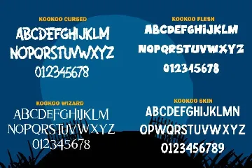 Kookoo Halloween font